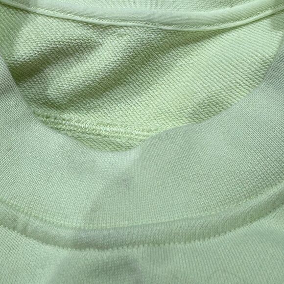 Lululemon Perfectly Oversized Crewneck Sweatshirt Neon Green Women’s 6 - Picture 3 of 4